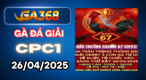 ga368 giai c1 ngay 26 04