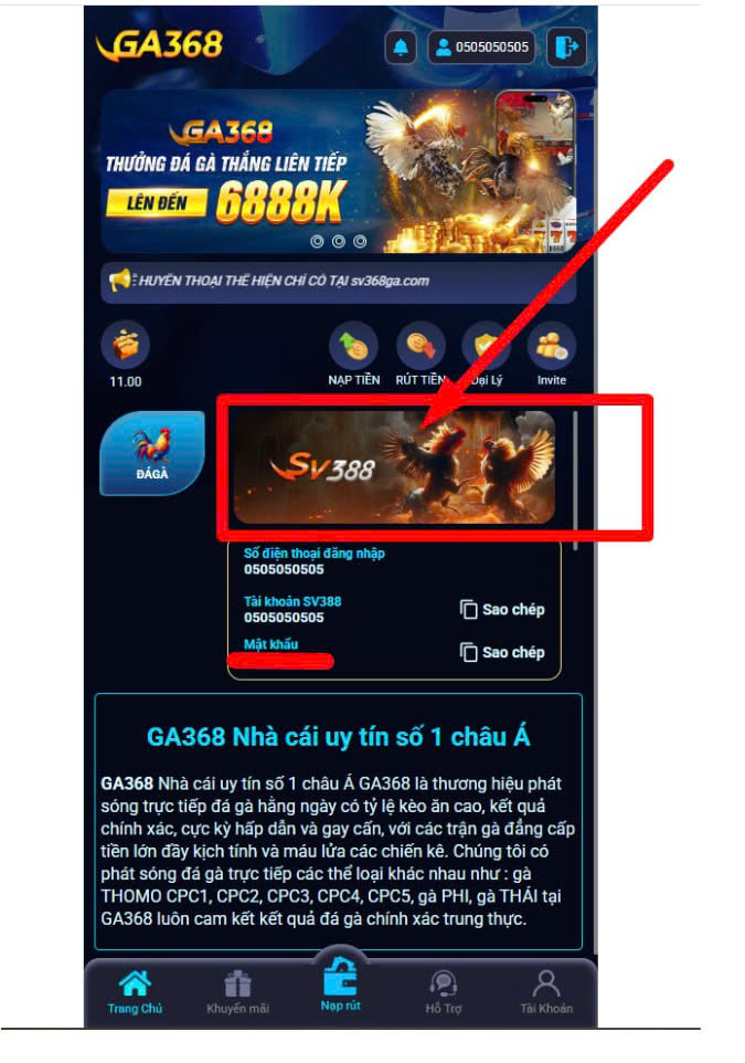 Hướng Dẫn Các Bước Đăng Nhập Vào GA368